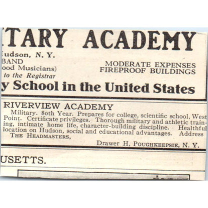 c1920 Harper's Magazine Ad - Lasell Seminary Auburndale MA G.M. Winslow EA3-2