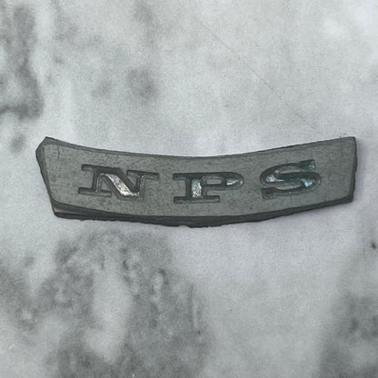 Vintage Printing Letterpress Printers Block Plate NPS SE839