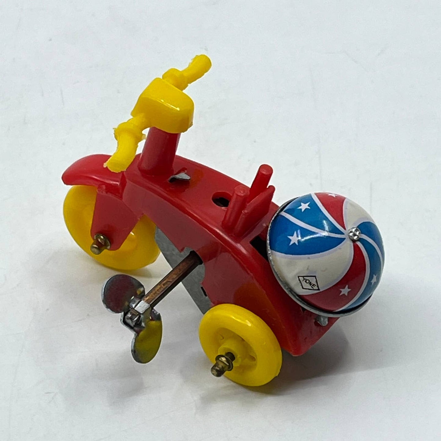 1970s Yone Wind-up Tricycle Toy WORKS 3” TD2