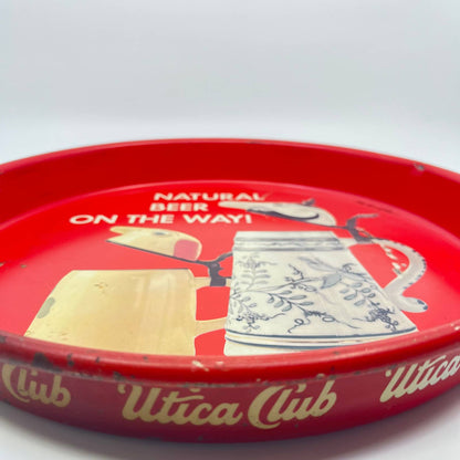 WEBCO Schultz and Dooley Metal Tray 13” Utica Club NY TF6