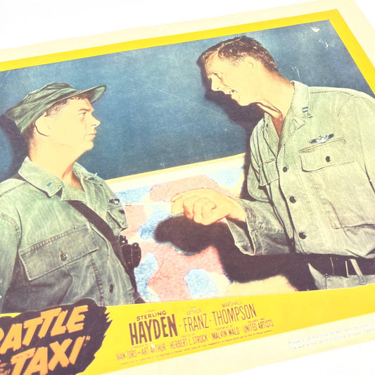 1954 Battle Taxi Sterling Hayden Arthur Franz Marshall Thompson Lobby Card FL4