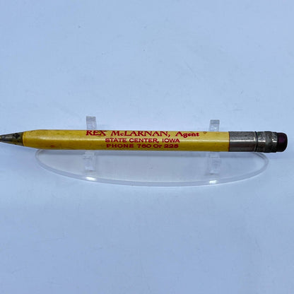 Vintage Mechanical Pencil DX Motor Fuel Rex McLarnan State Center IA SD7