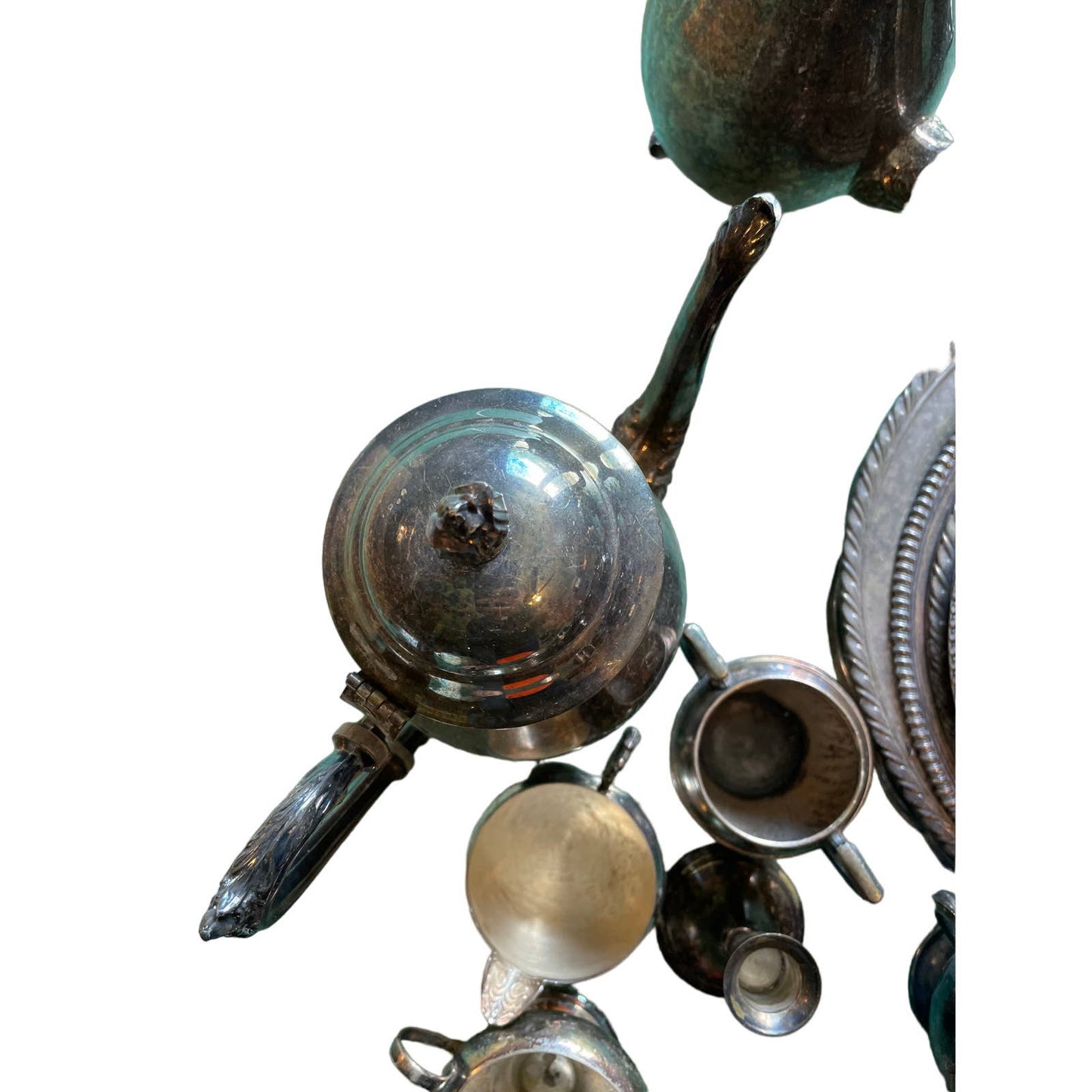 HUGE Lot of Silver Plate Silverplate Items Over 20 Lbs