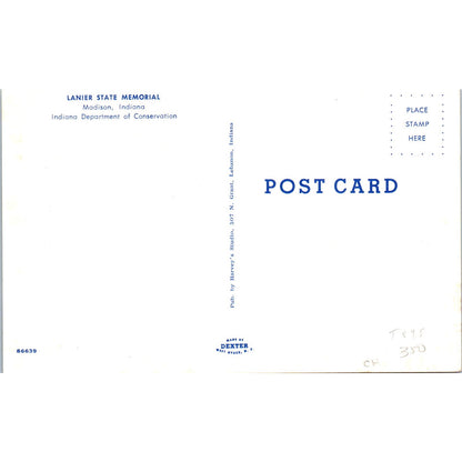 Doll House Playroom Lanier State Memorial Madison IN Original Postcard PB7