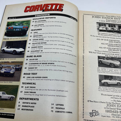 1990 Corvette World Magazine ZR-1 Convertible TG1