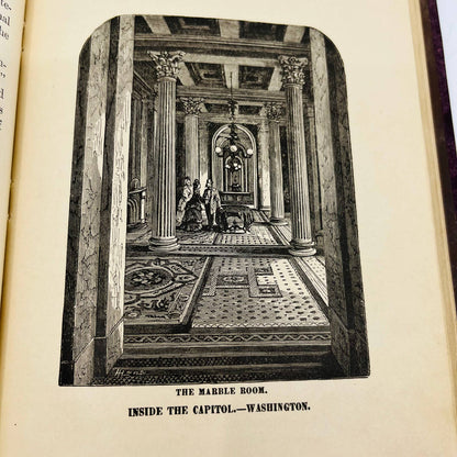 1882 Ten Years in Washington Mary Clemmer 48 Engravings RARE Salesman Sample BA3