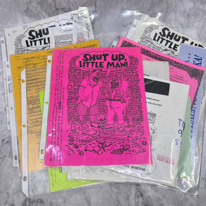 Vintage “Shut Up Little Man” Fan Ephemera Collection FL5