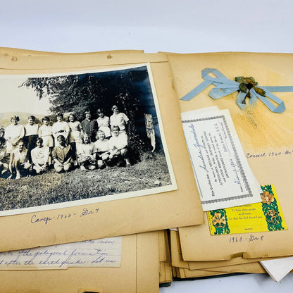 1959-60 Scrapbook Sandra Zawadski St. Anne’s Academy Wilkes-Barre PA BA1