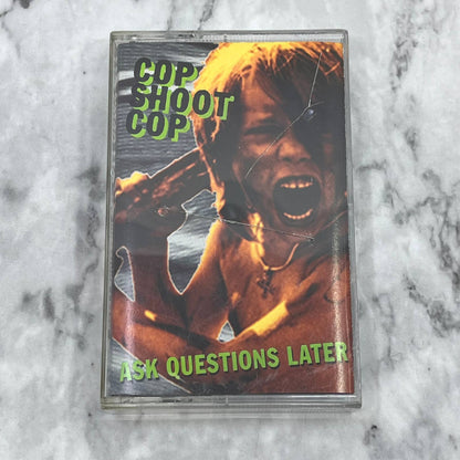 Cop Shoot Cop - Ask Questions Later 1993 Cassette Tape TC7-53