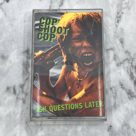 Cop Shoot Cop - Ask Questions Later 1993 Cassette Tape TC7-53