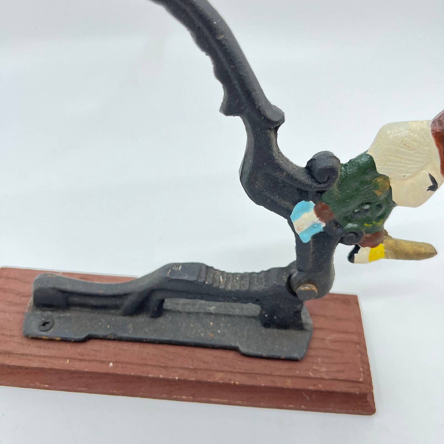 Vintage Hand Painted Table Top Cast Iron Nutcracker TE5