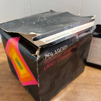 Polaroid Square Shooter 2 Land Camera Instant Camera w/ Box, Manual & Insert TH1