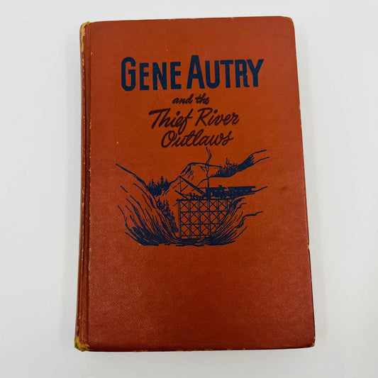 Vintage Gene Autry and the Thief River Outlaws Bob Hamilton 1944 Hardcover TD5