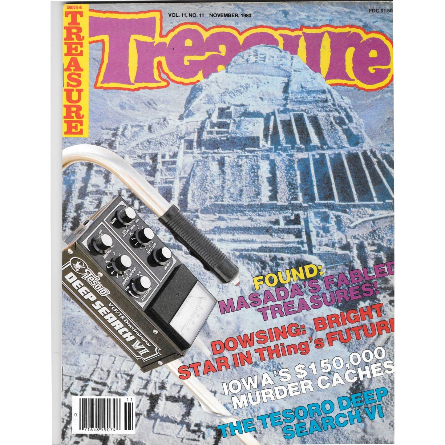 Treasure Magazine - Treasure Hunting Gold Mining Metal Detecting Nov 1980 M5