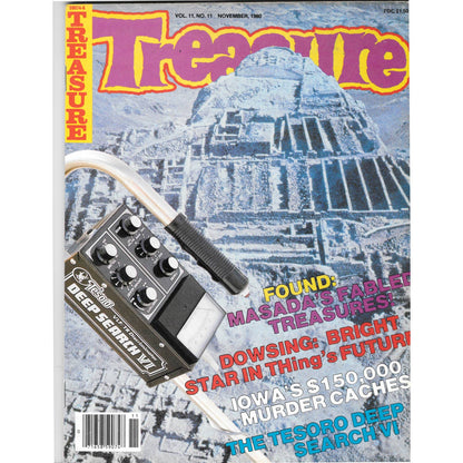 Treasure Magazine - Treasure Hunting Gold Mining Metal Detecting Nov 1980 M5