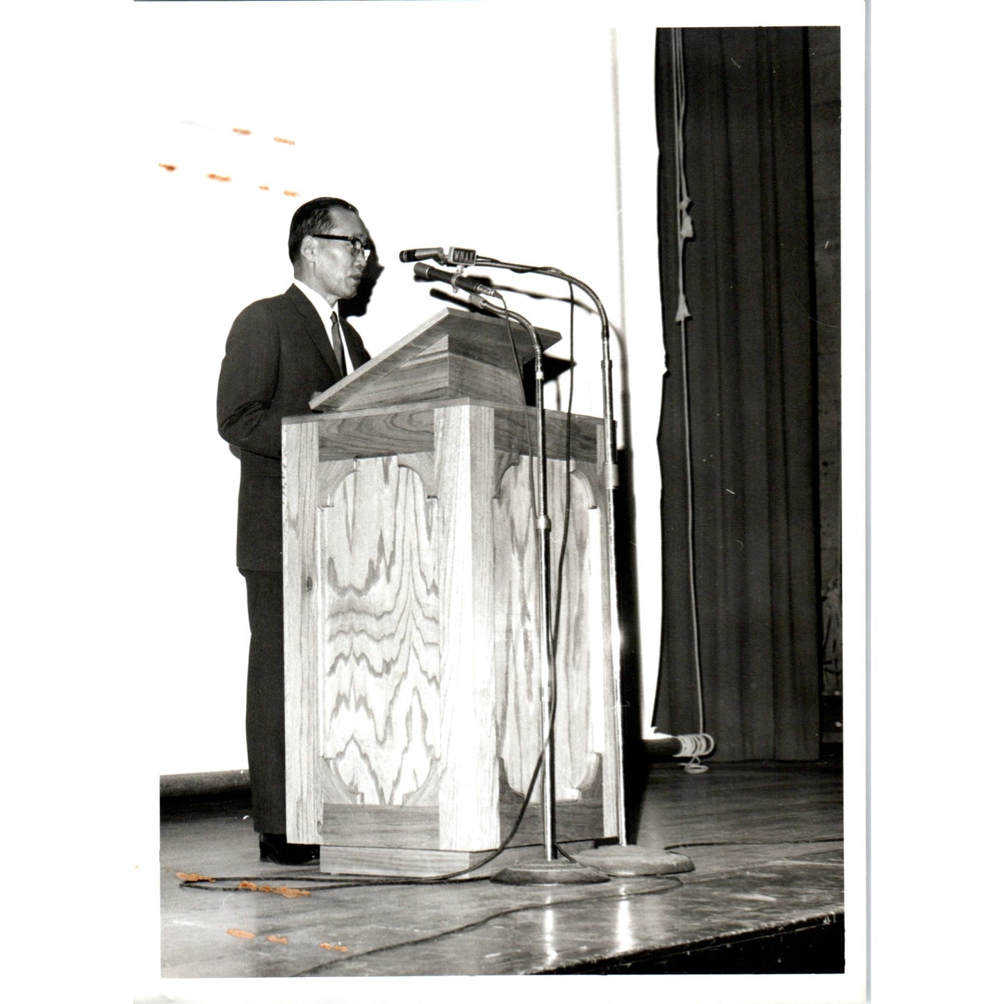 Hyung Chul Kim Korean Ambassador Yankton Convocation 1967 Original Photo B8
