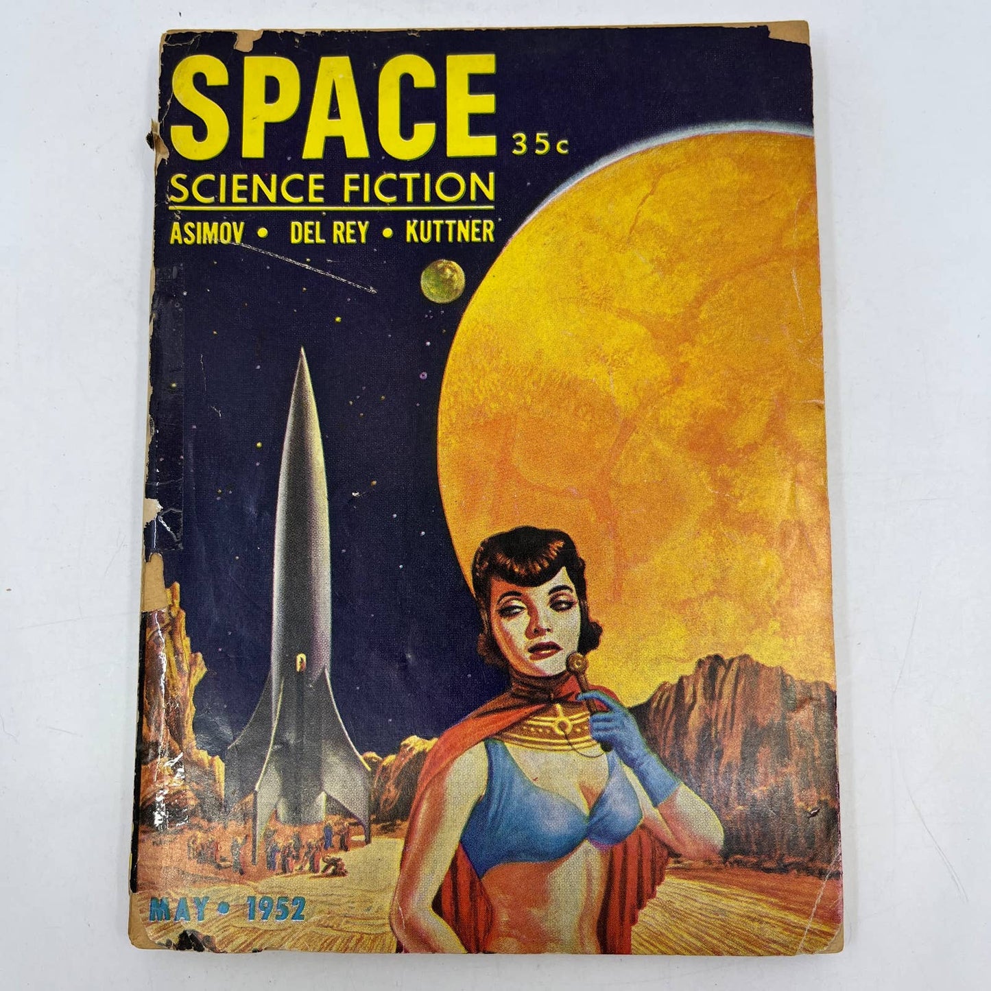 Space Science Fiction #1 May 1952 Asimov George Smith Henry Kuttner Sohl TC1