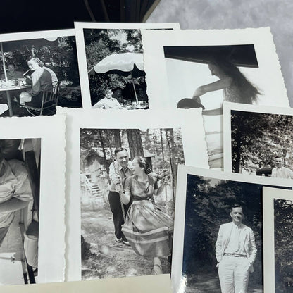 c1940 Photos VA Vacation Hollis & Margaret Mills, Roscoe & Myrtle Wright TJ9-PG1