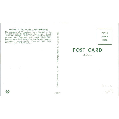 Old Dolls at Museum of Yesterday's Toys Fernando Rodriguez Home Postcard PB10