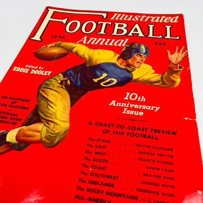 Illustrated Football Annual 1939 Magazine Sid Luckman Dooley Good Condition BA3