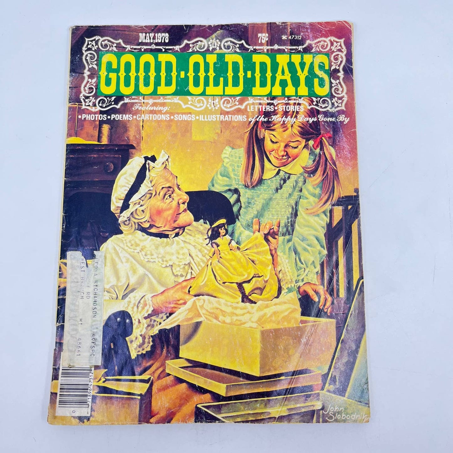 May 1978 Good Old Days Magazine Wyoming Oil Fields Hollywood Old-Time Photos TE3