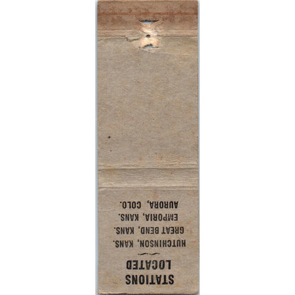 Voight Oil Company Hutchinson KS Advertising Matchbook Cover MM10-2