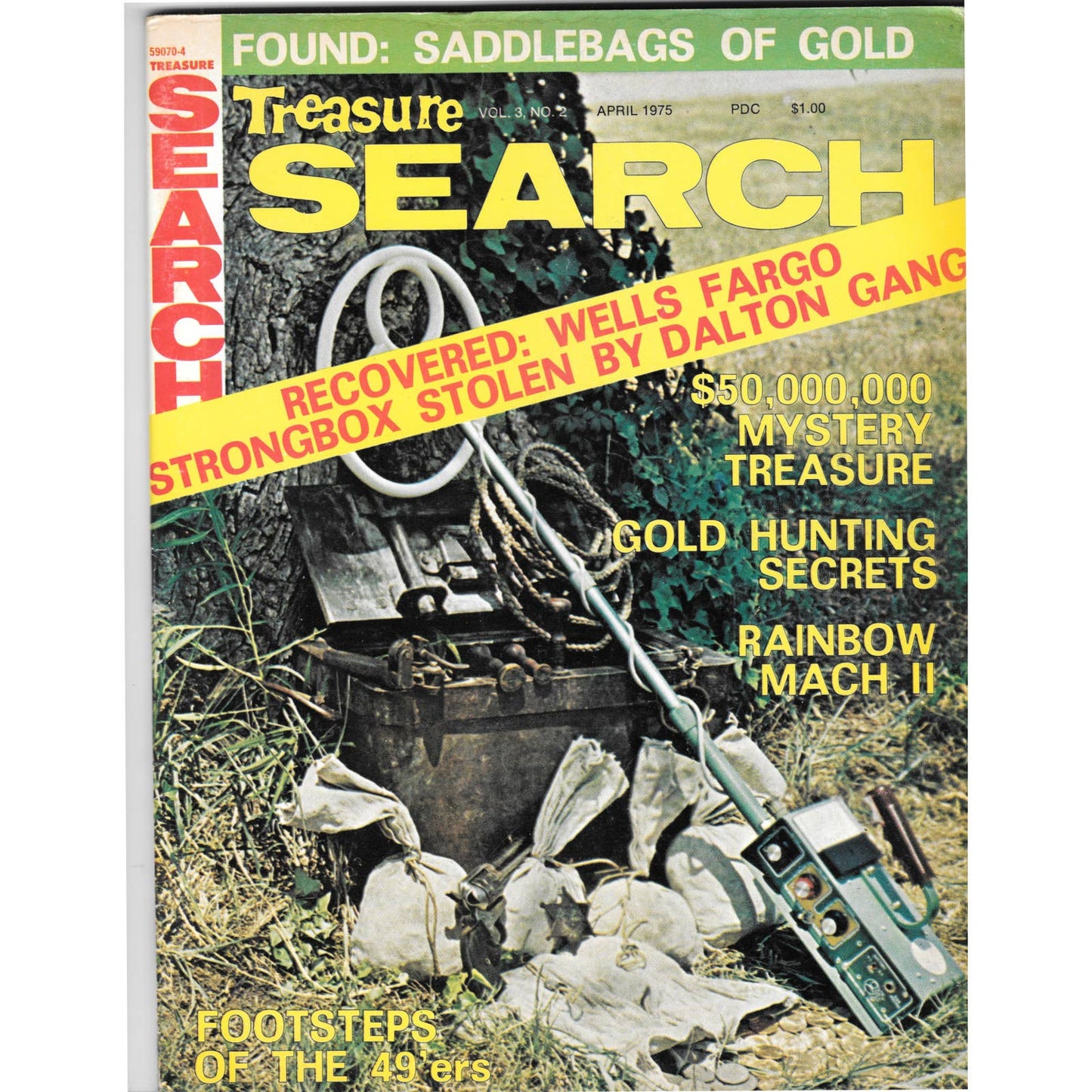 Treasure Search Magazine - Treasure Hunting Mining Metal Detecting Apr 1975 M4