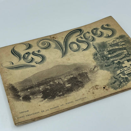 Les Vosges - The Vosges WWI Souvenir book for Servicemen Ad Weick Saint-Die B6