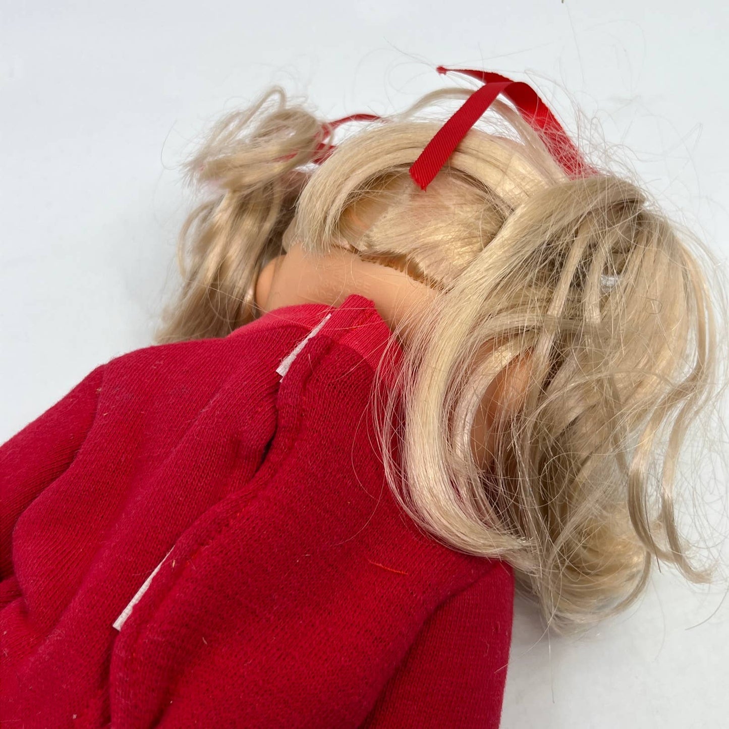 1980s Kool-Aid Kid Vintage Blonde Blue Eye Girl Doll 11" TH7