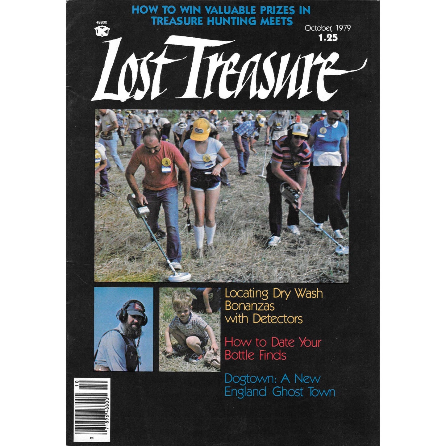 Long John Lathams Lost Treasure Magazine Lost Mines, Buried, Sunken Oct 1979 M1