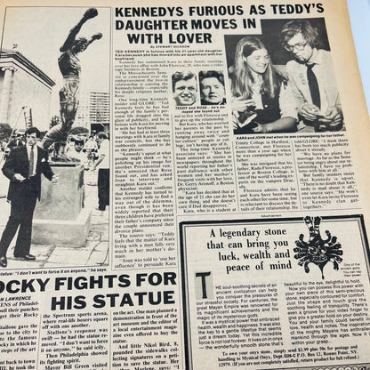 Globe Tabloid 1981 Ted Kennedy Jaclyn Smith Stallone Billy Graham Dynasty FL2