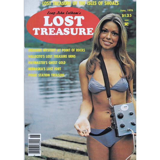 Long John Lathams Lost Treasure Magazine Lost Mines, Buried, Sunken June 1978 M1