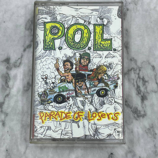 Parade of Losers P.O.L. Self-Titled 1995 Alternative Rock Cassette Tape￼ TC7-45