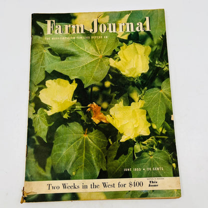 Farm Journal Magazine June 1953 Plowing Around War 5 Ways To Cool Your House BA4