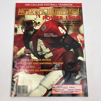 1993 Nebraska Huskers Illustrated College Football Yearbook Magazine TH3