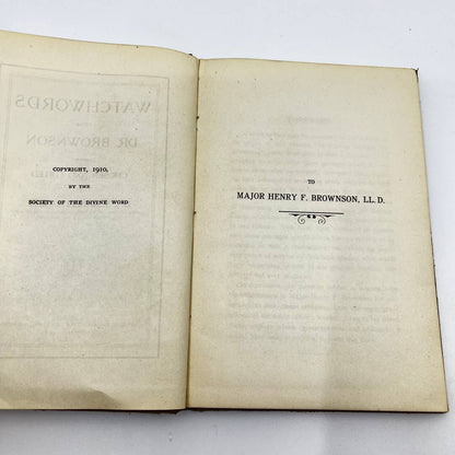 Watchwords from Dr. Brownson (1910) by D. J. Scannell O'Neill TF3