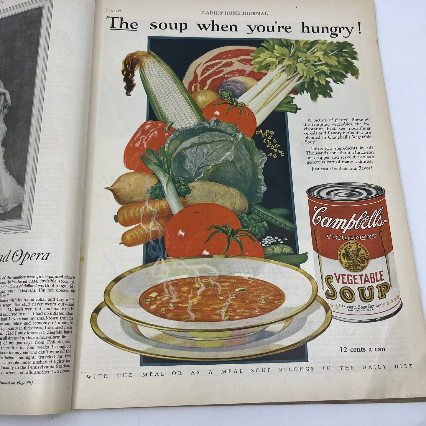 The LADIES HOME JOURNAL Magazine July 1927 Guy Hoff Painting TH6