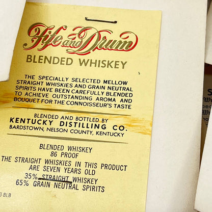 Huge Lot ~120 Vintage Kentucky Whiskey Bottle Back Labels TE8
