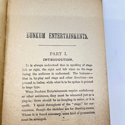 c1900 Keller's Variety Entertainments Book Frederick J. Drake Chicago TF3