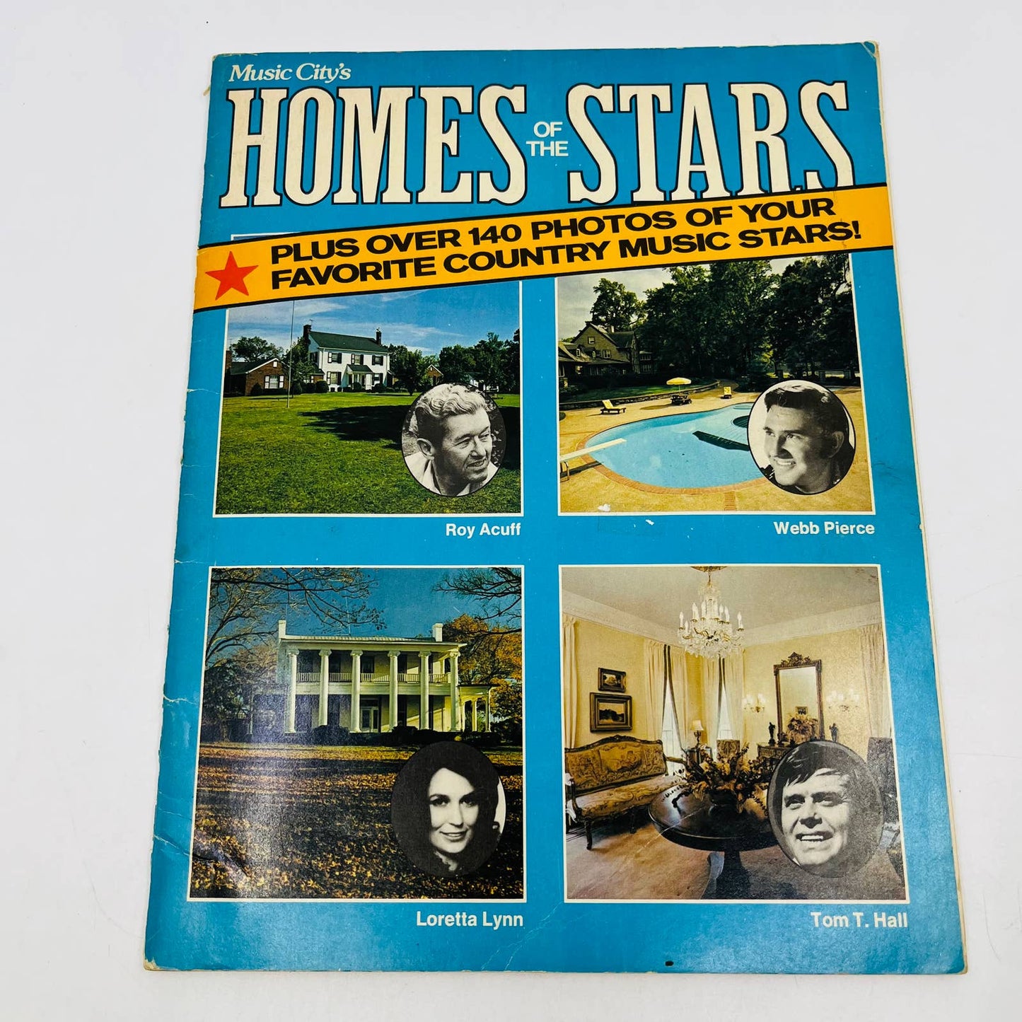 1977 Music City's Homes of the Stars Booklet Magazine H. Jackson Brown Jr. TD6