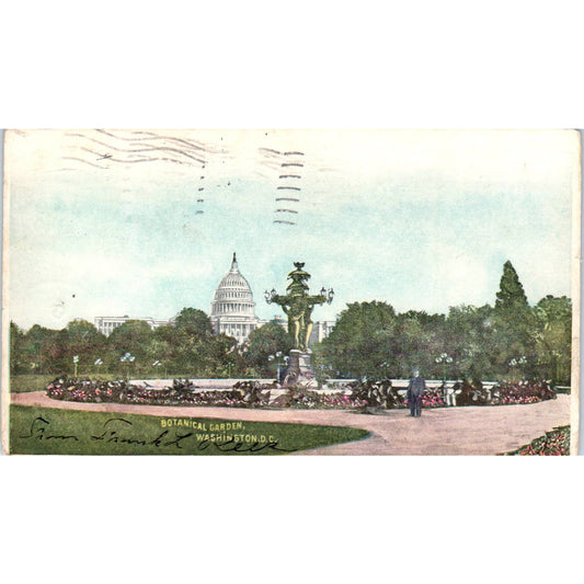 Botanical Garden 1906 Washington D.C. Original Postcard TK1-P2