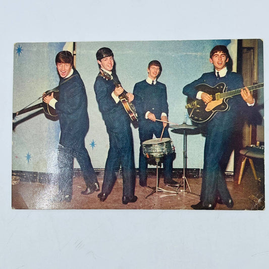 The Beatles Vintage Color Photo Postcard Scarborough England C12