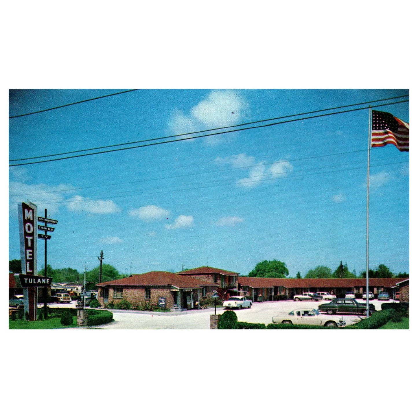 Vintage Postcard - Tulane Motel New Orleans Louisiana TJ6-1