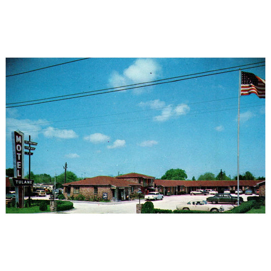 Vintage Postcard - Tulane Motel New Orleans Louisiana TJ6-1