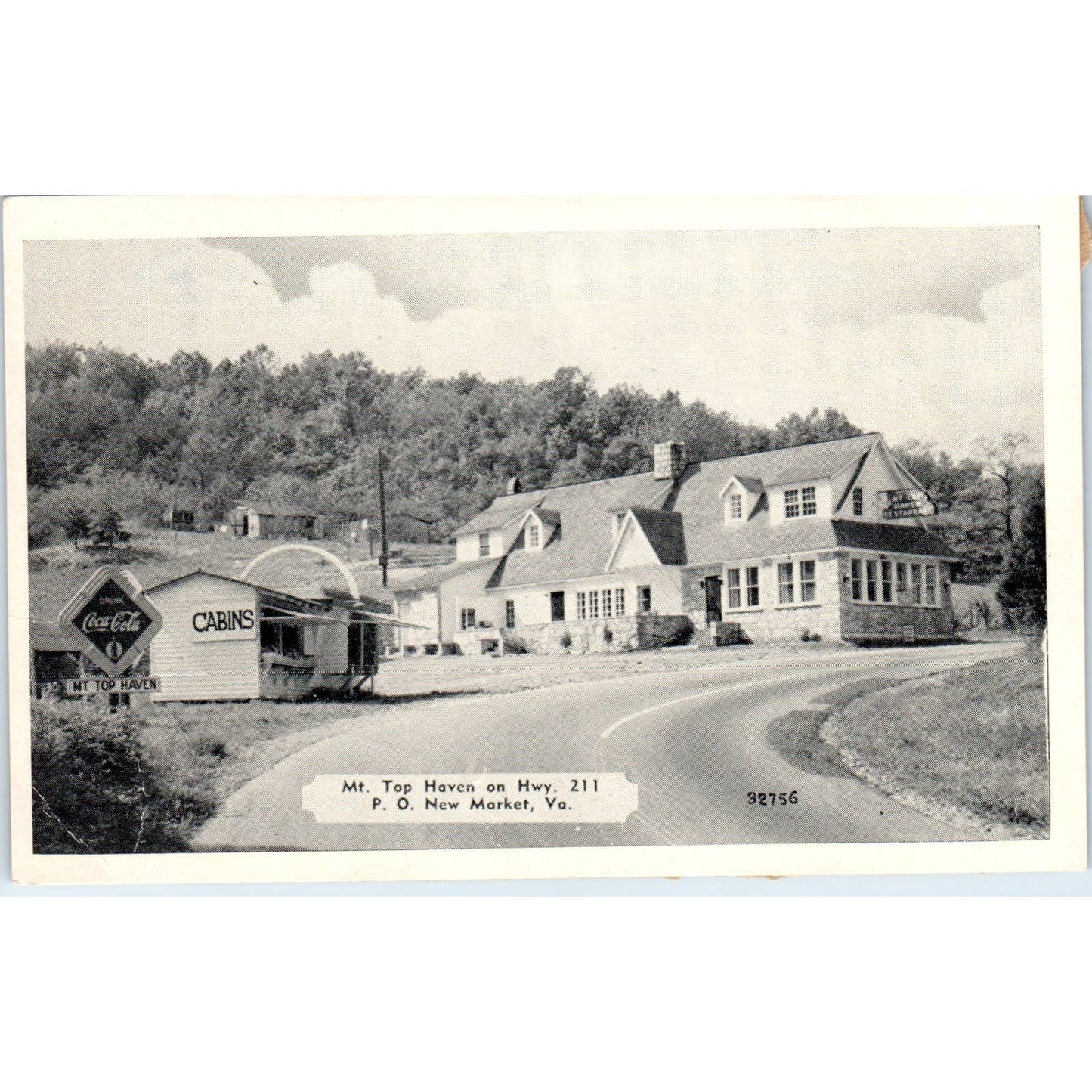 Mount Top Haven New Market Virginia Original Postcard TK1-20