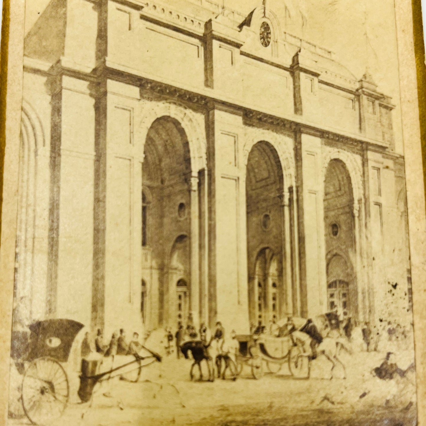 1862 International Exhibition Cromwell Rd Kensington London Card 4” AH9-M6