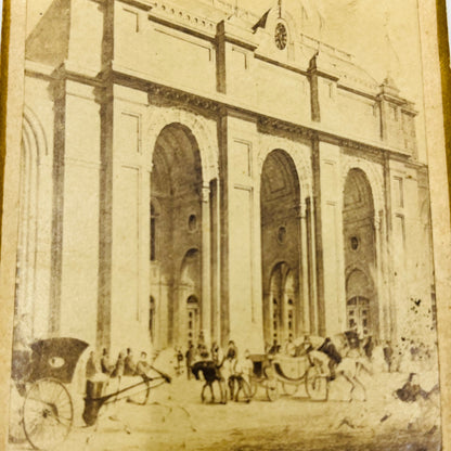 1862 International Exhibition Cromwell Rd Kensington London Card 4” AH9-M6