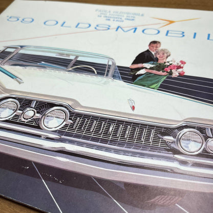 1959 Oldsmobile Full Color Deluxe Sales Brochure Ninety-Eight Super 88 Fiesta B4