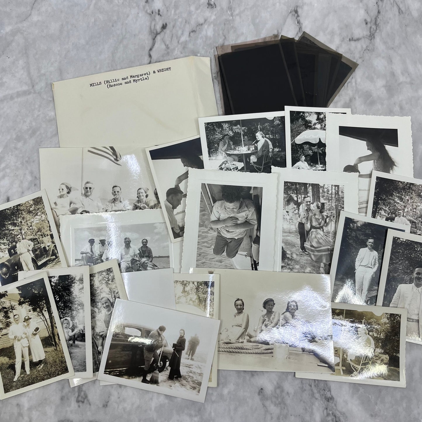 c1940 Photos VA Vacation Hollis & Margaret Mills, Roscoe & Myrtle Wright P4-10