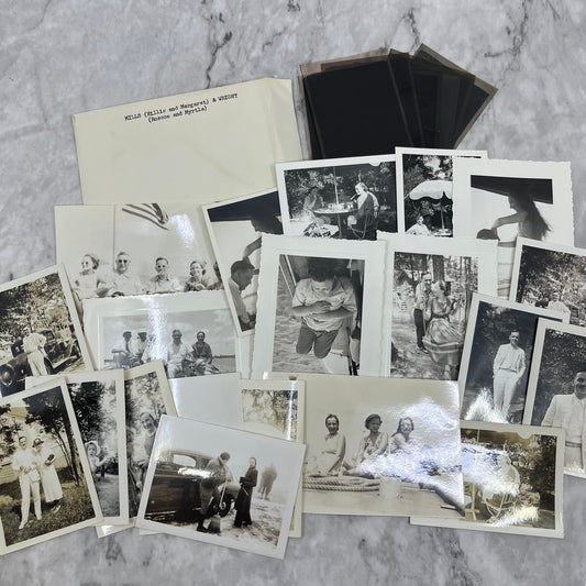 c1940 Photos VA Vacation Hollis & Margaret Mills, Roscoe & Myrtle Wright P4-10
